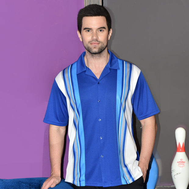 FISHER BOWLING SHIRT ROYAL BLUE