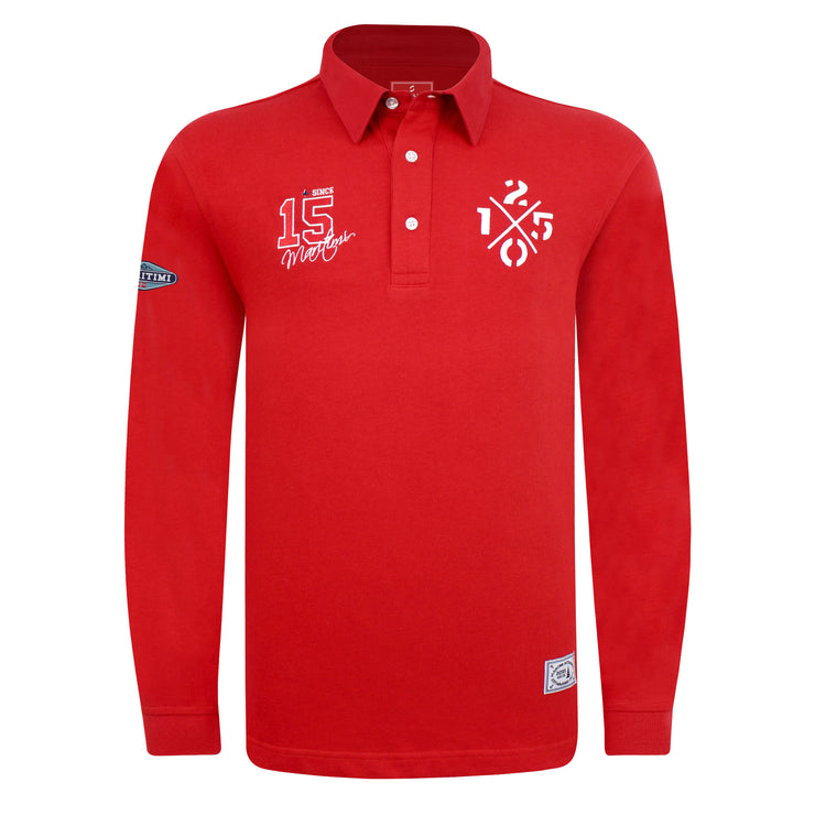 BENJAMIN RUGBY SHIRT RED