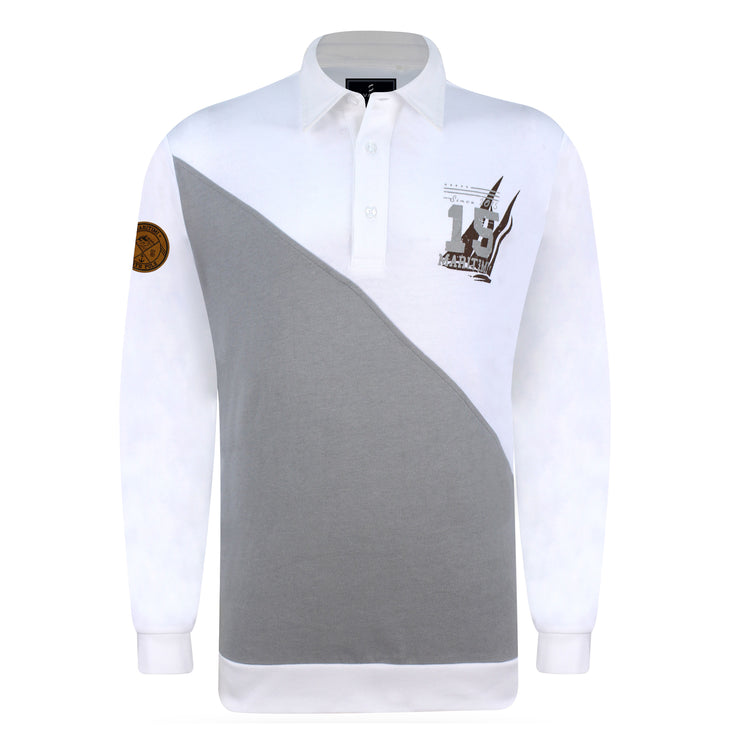 DANE RUGBY SHIRT WHITE