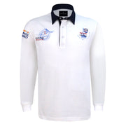 DALTON RUGBY SHIRT WHITE