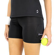 TAMIKA UNDER SHORTS WITH BALL POCKETS BLACK