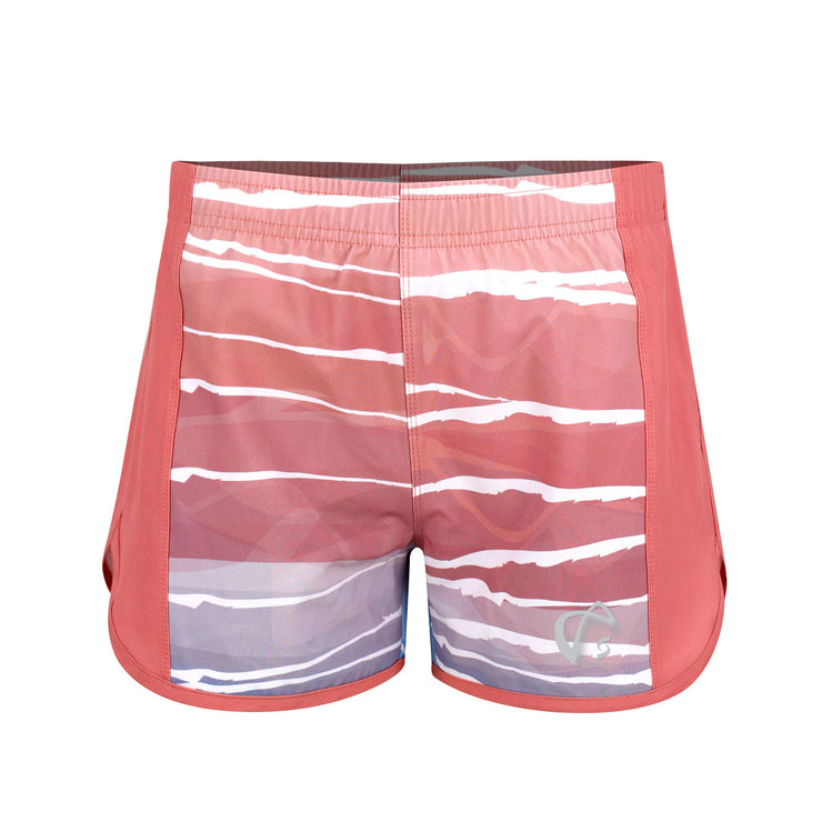 HEATHER SHORTS PRINTED CORAL