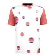 HAROLD T-SHIRT CIRCLE PRINTED CORAL