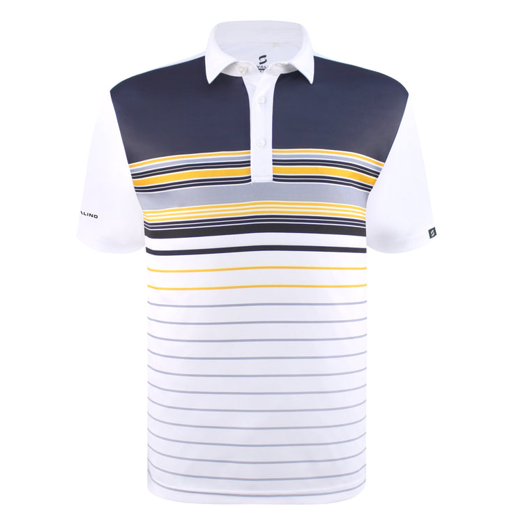 FIDEL POLO SHIT WHITE GREY