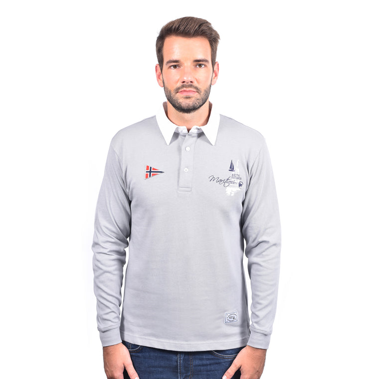 DUKE RUGBY SHIRT GREY