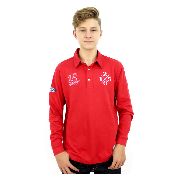 BENJAMIN RUGBY SHIRT RED
