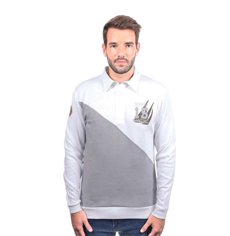 DANE RUGBY SHIRT WHITE