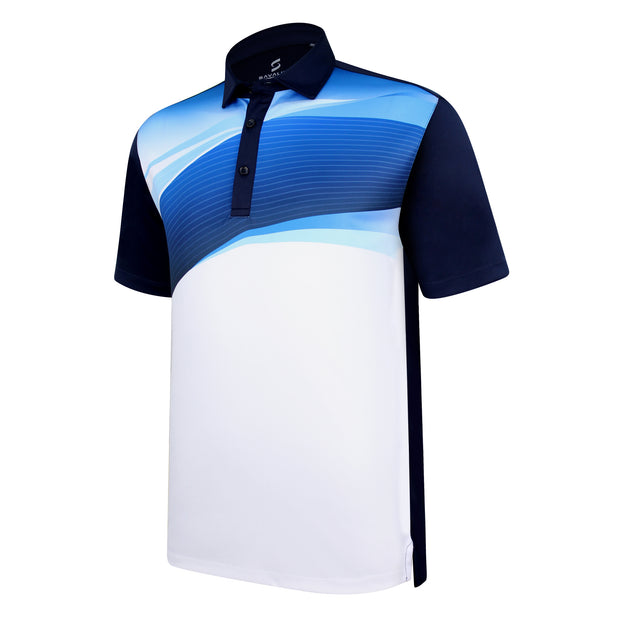 ARROW POLO SHIRT WHITE/NAVY