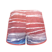 HEATHER SHORTS PRINTED CORAL