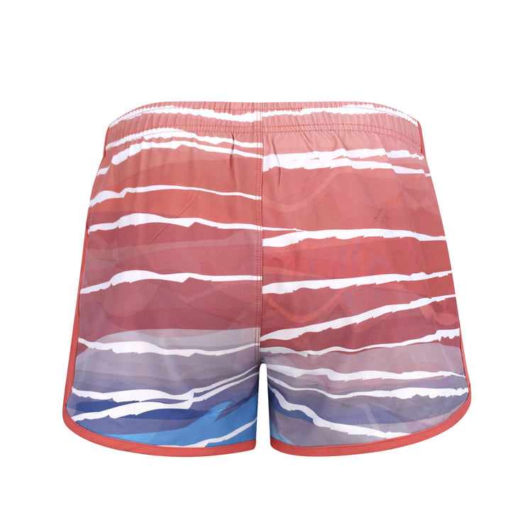 HEATHER SHORTS PRINTED CORAL