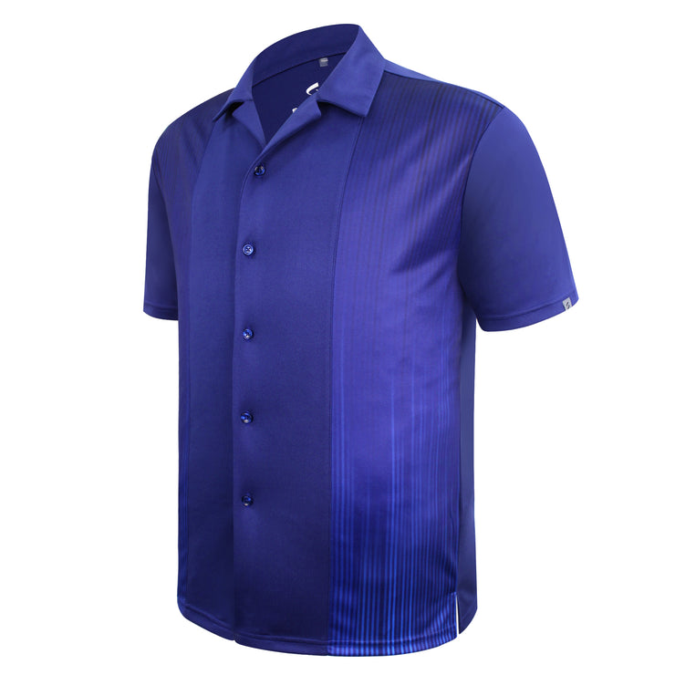 FITZGERALD BOWLING SHIRT DARK PURPLE