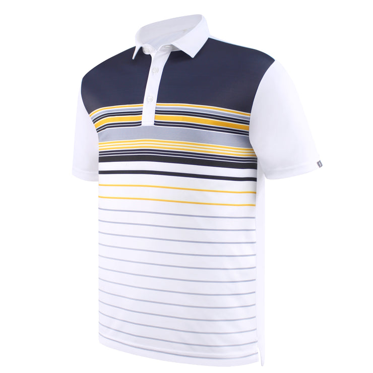 FIDEL POLO SHIT WHITE GREY