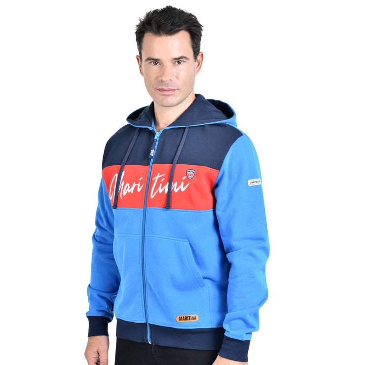 GERARDO HOODIE SHIRT BLUE