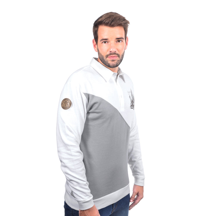 DANE RUGBY SHIRT WHITE