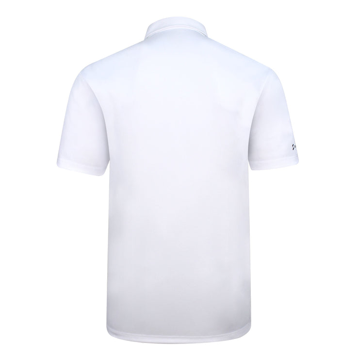 ADLEY POLO SHIRT WHITE/RED