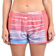 HEATHER SHORTS PRINTED CORAL