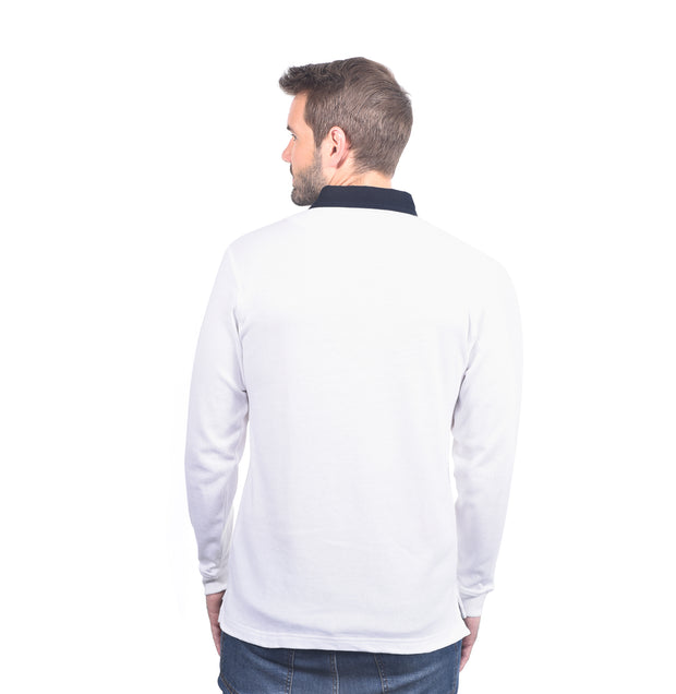 DALTON RUGBY SHIRT WHITE