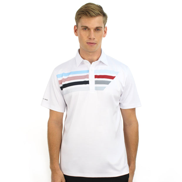 ALVARO POLO SHIRT WHITE/ RED