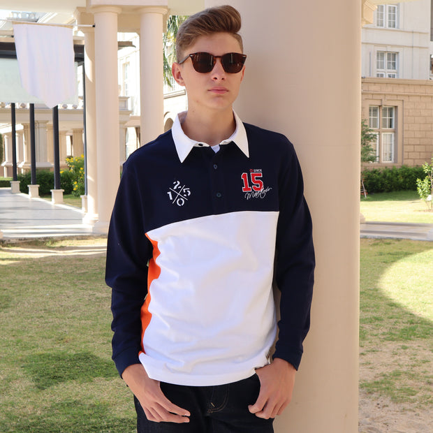 DENNIS RUGBY SHIRT NAVY