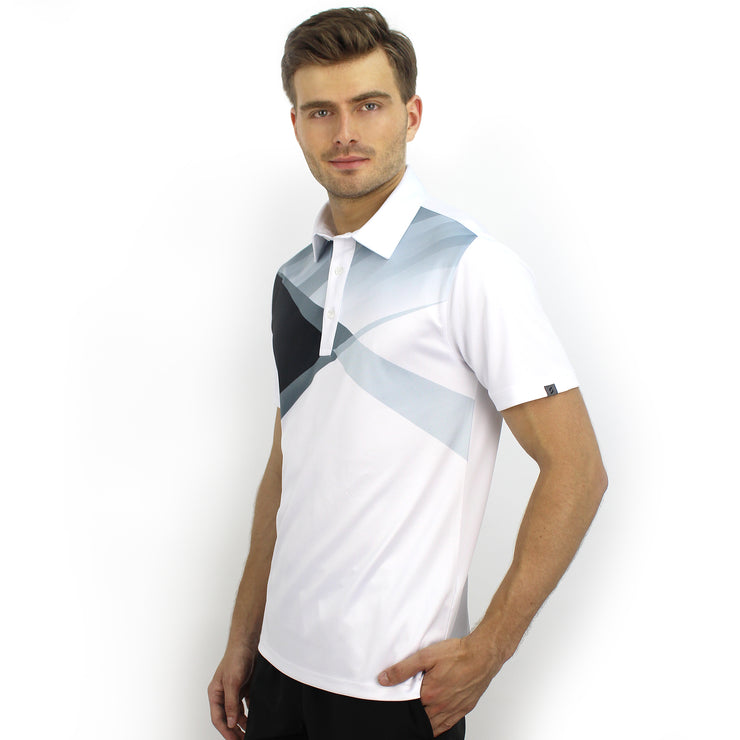 ALONSO POLO SHIRT WHITE/BLACK
