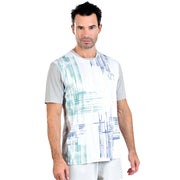 HAYWOOD T-SHIRT LIGHT GREY VERTICAL PRINT
