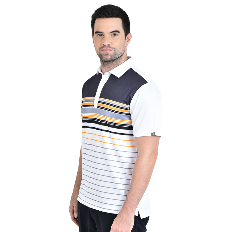 FIDEL POLO SHIT WHITE GREY