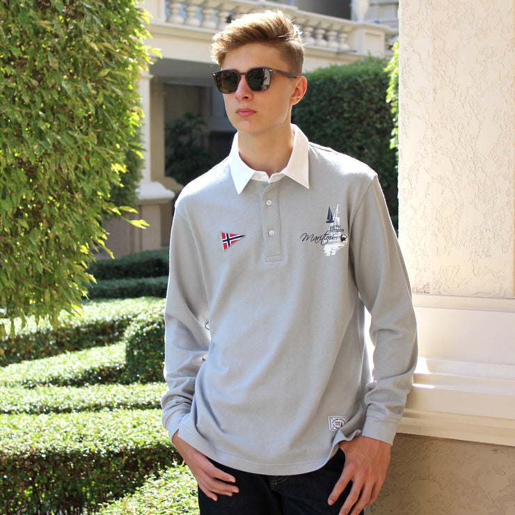 DUKE RUGBY SHIRT GREY