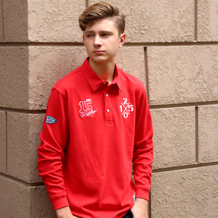 BENJAMIN RUGBY SHIRT RED