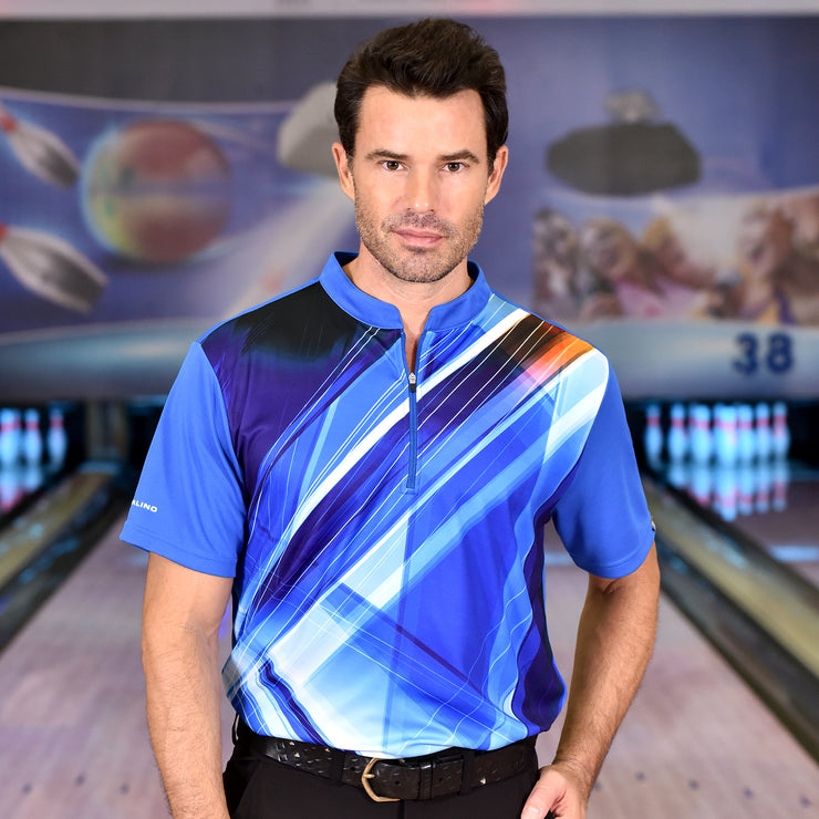 CALVERT BOWLING JERSEY BLUE