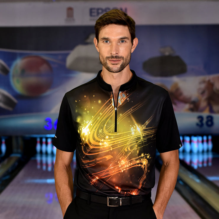 CARLO BOWLING JERSEY BLACK