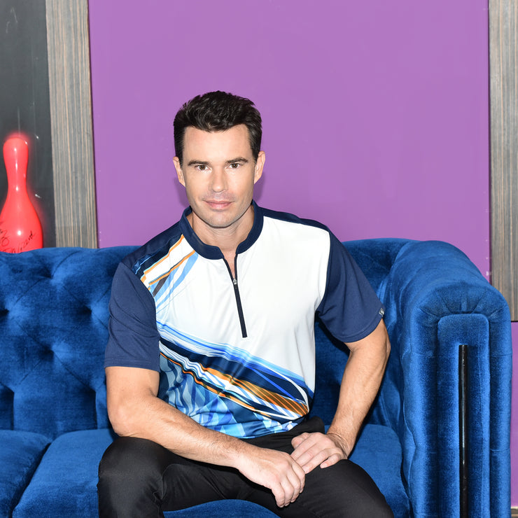 FOX BOWLING JERSEY NAVY