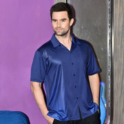 FITZGERALD BOWLING SHIRT DARK PURPLE