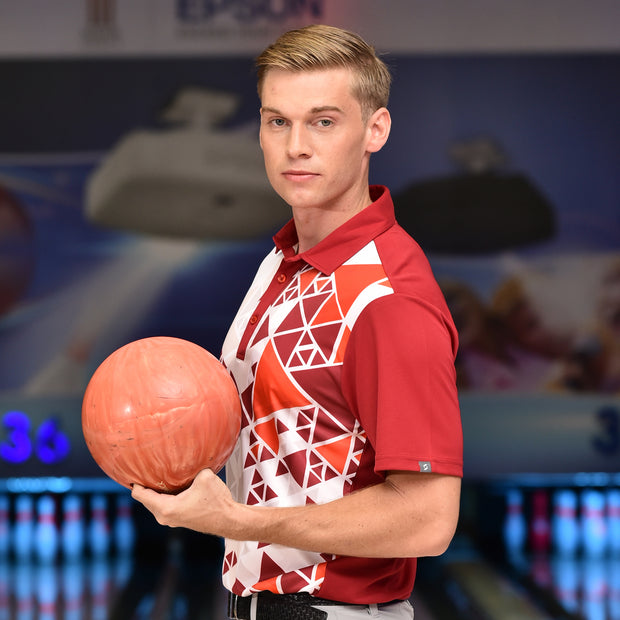 ARON POLO SHIRT WHITE/RED
