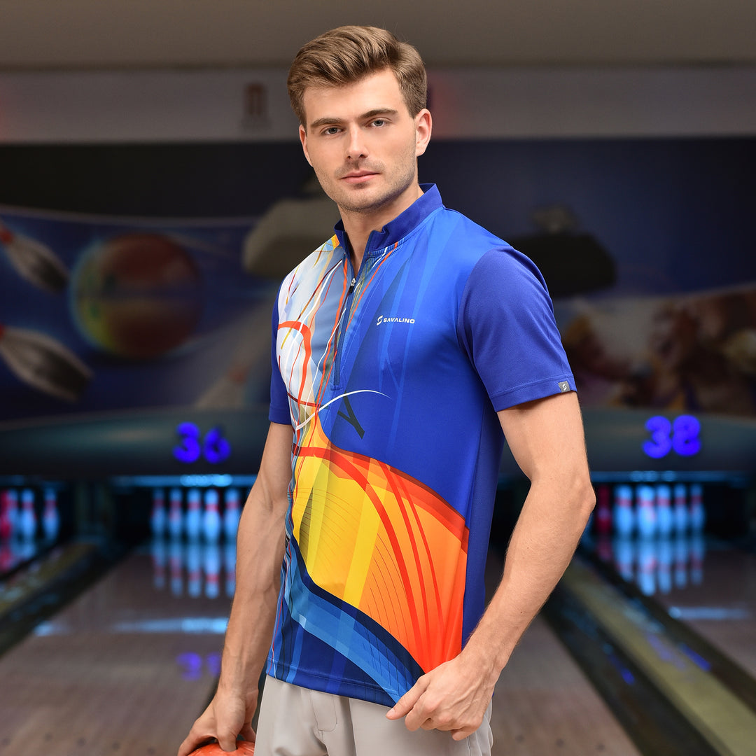 ADLER BOWLING JERSEY ROYAL BLUE SAVALINO