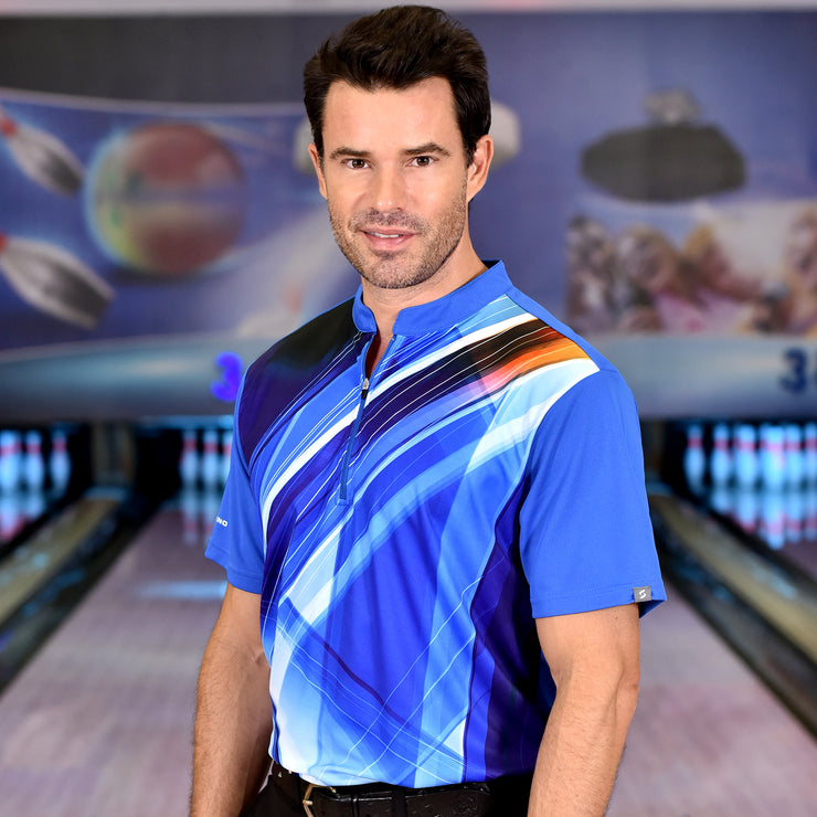 CALVERT BOWLING JERSEY BLUE