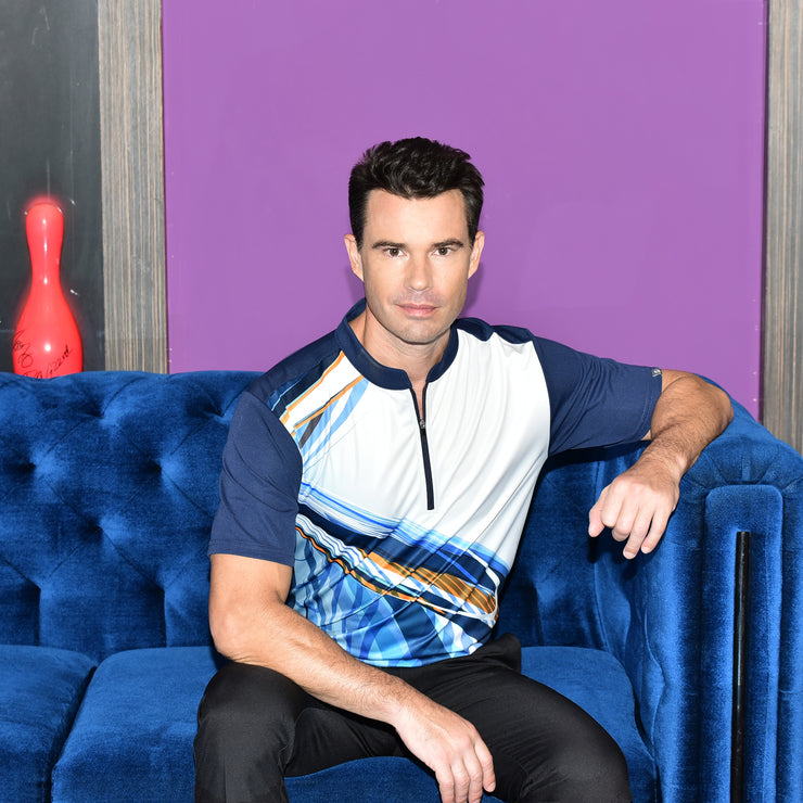 FOX BOWLING JERSEY NAVY