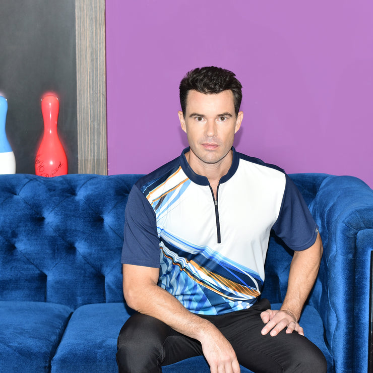 FOX BOWLING JERSEY NAVY