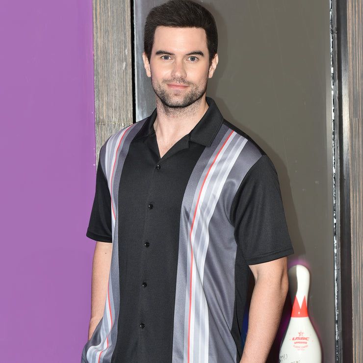 FISHER BOWLING SHIRT BLACK