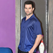 FITZGERALD BOWLING SHIRT DARK PURPLE