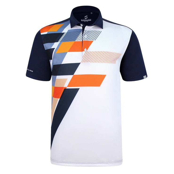 ALEC POLO SHIRT NAVY/WHITE
