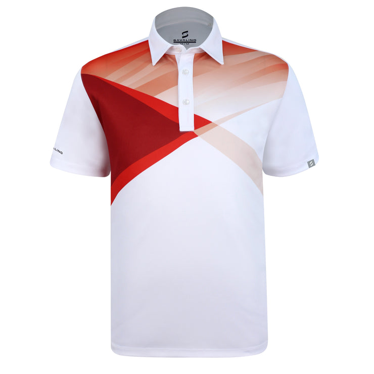 ALONSO POLO SHIRT WHITE/RED