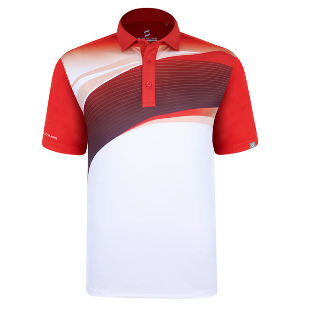 ARROW POLO SHIRT WHITE/RED
