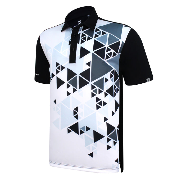 ARON POLO SHIRT WHITE/BLACK