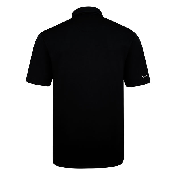 ARON POLO SHIRT WHITE/BLACK