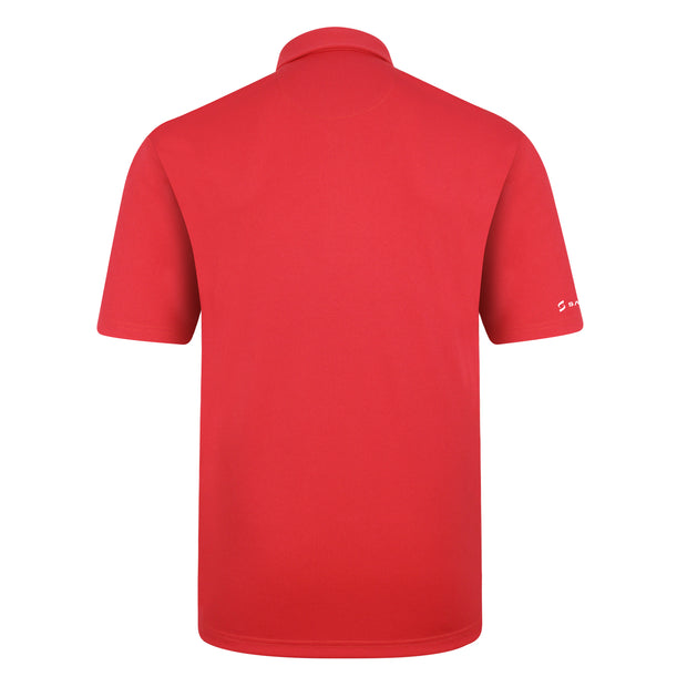 ARROW POLO SHIRT WHITE/RED