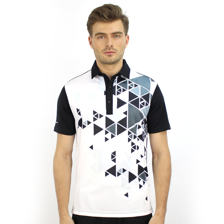 ARON POLO SHIRT WHITE/BLACK