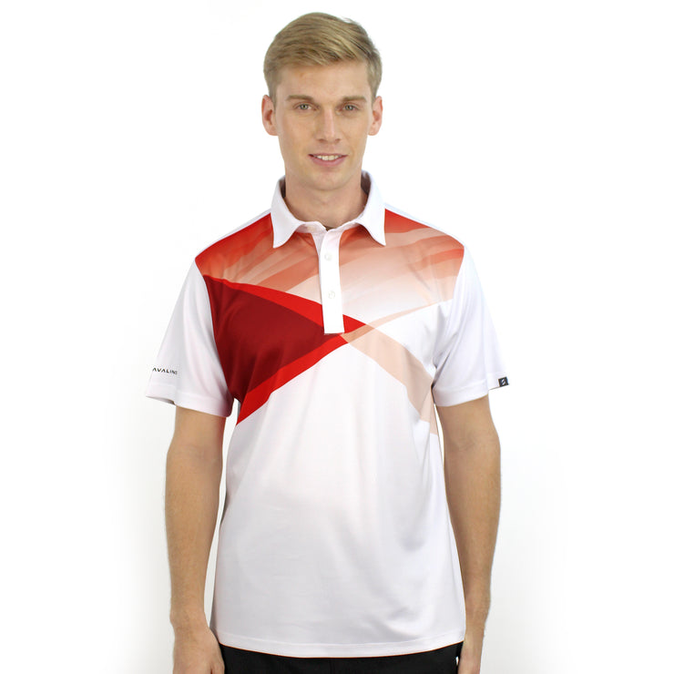 ALONSO POLO SHIRT WHITE/RED