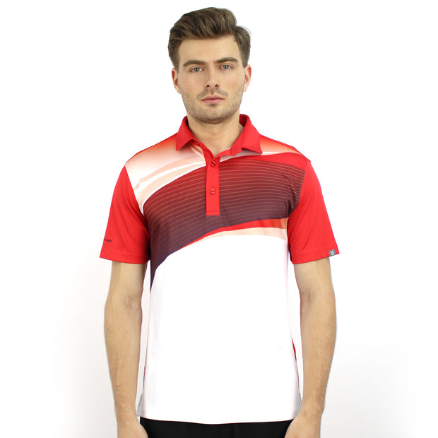 ARROW POLO SHIRT WHITE/RED