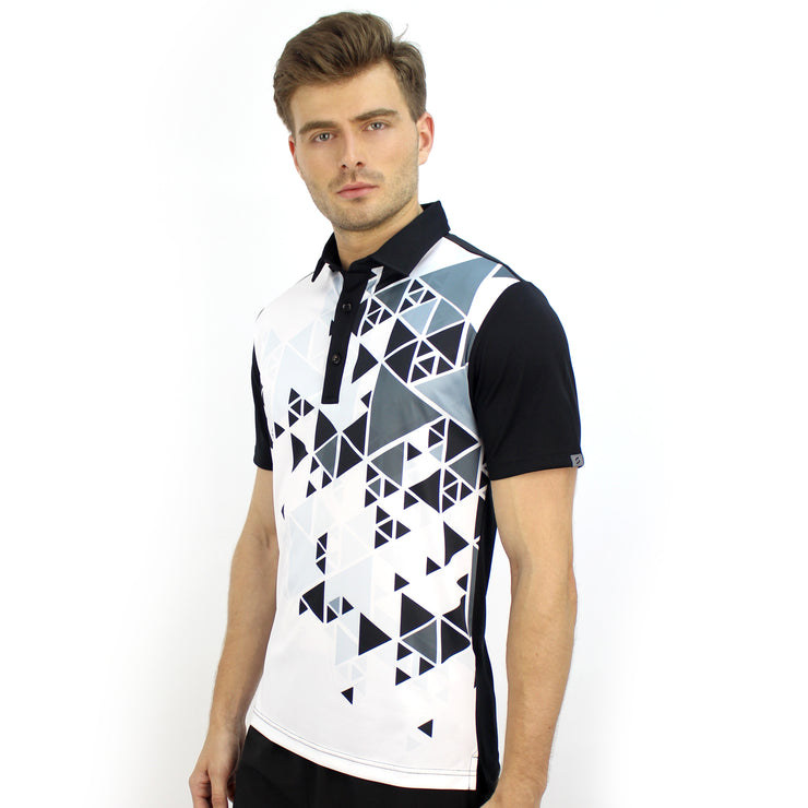 ARON POLO SHIRT WHITE/BLACK