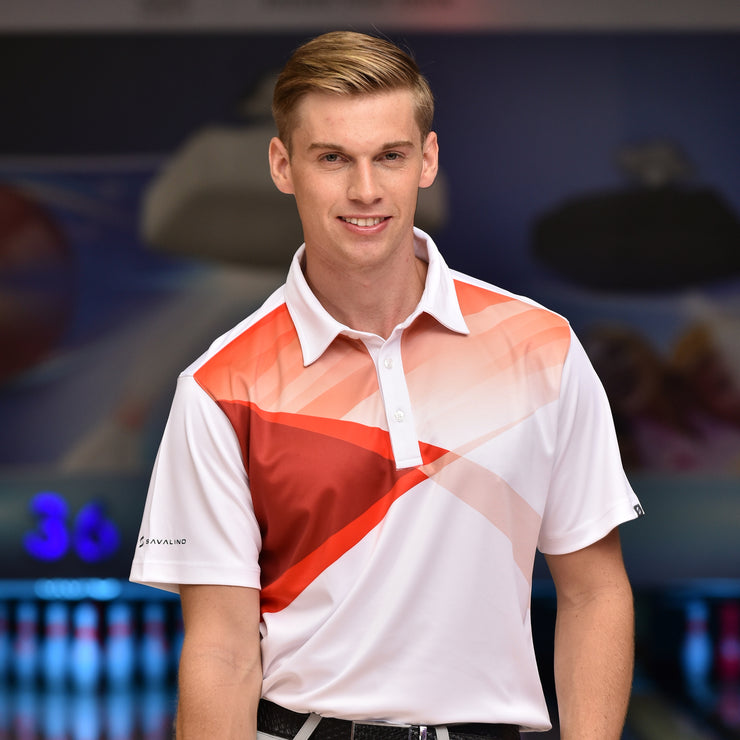 ALONSO POLO SHIRT WHITE/RED
